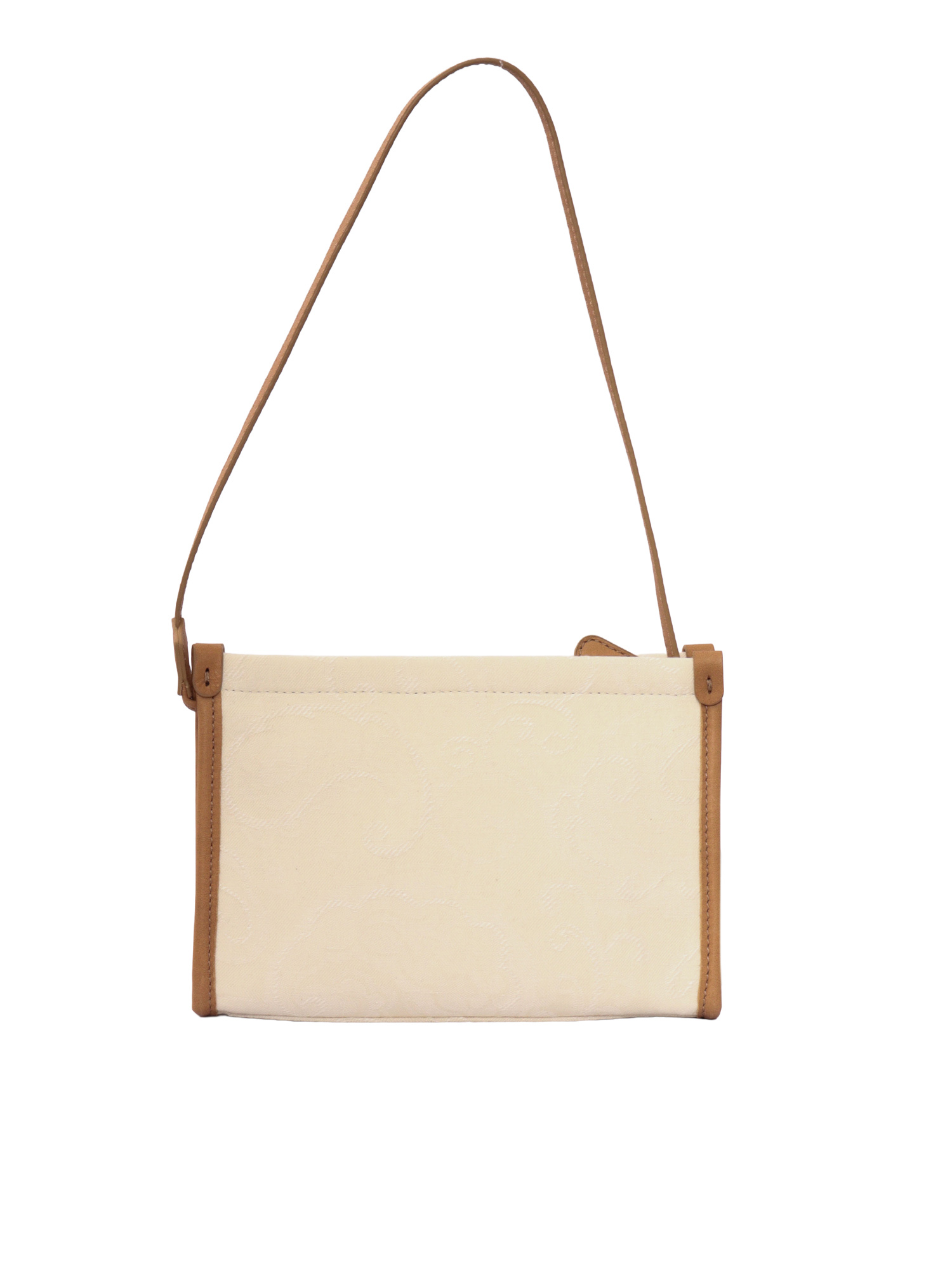 ETRO Etro BAG White Cotton Linen Lining Polyester Handbag　エトロ バッグ ホワイト コットン リネン裏地ポリエステル ハンドバッグ