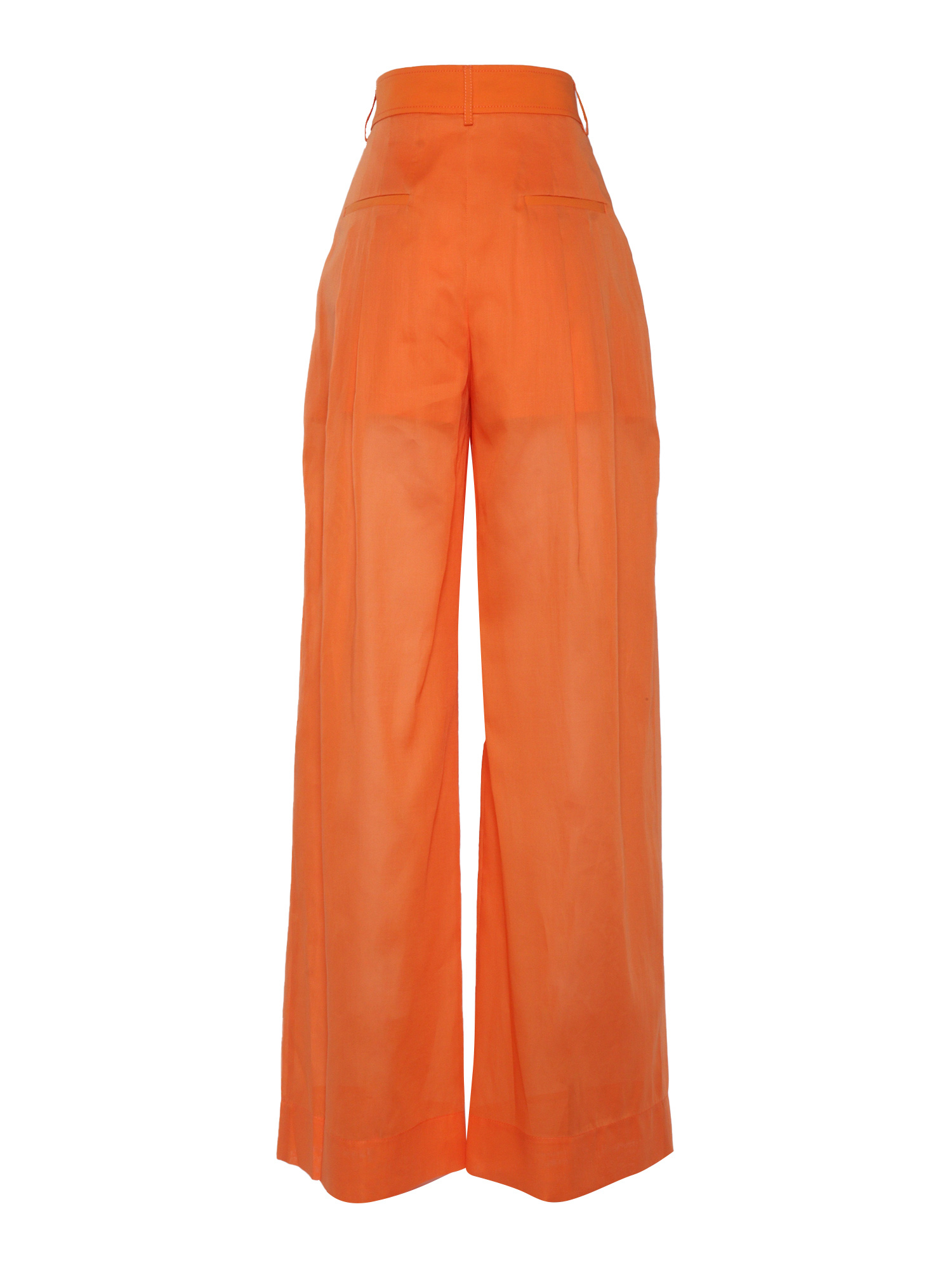 Alberta Ferretti Orange Pants