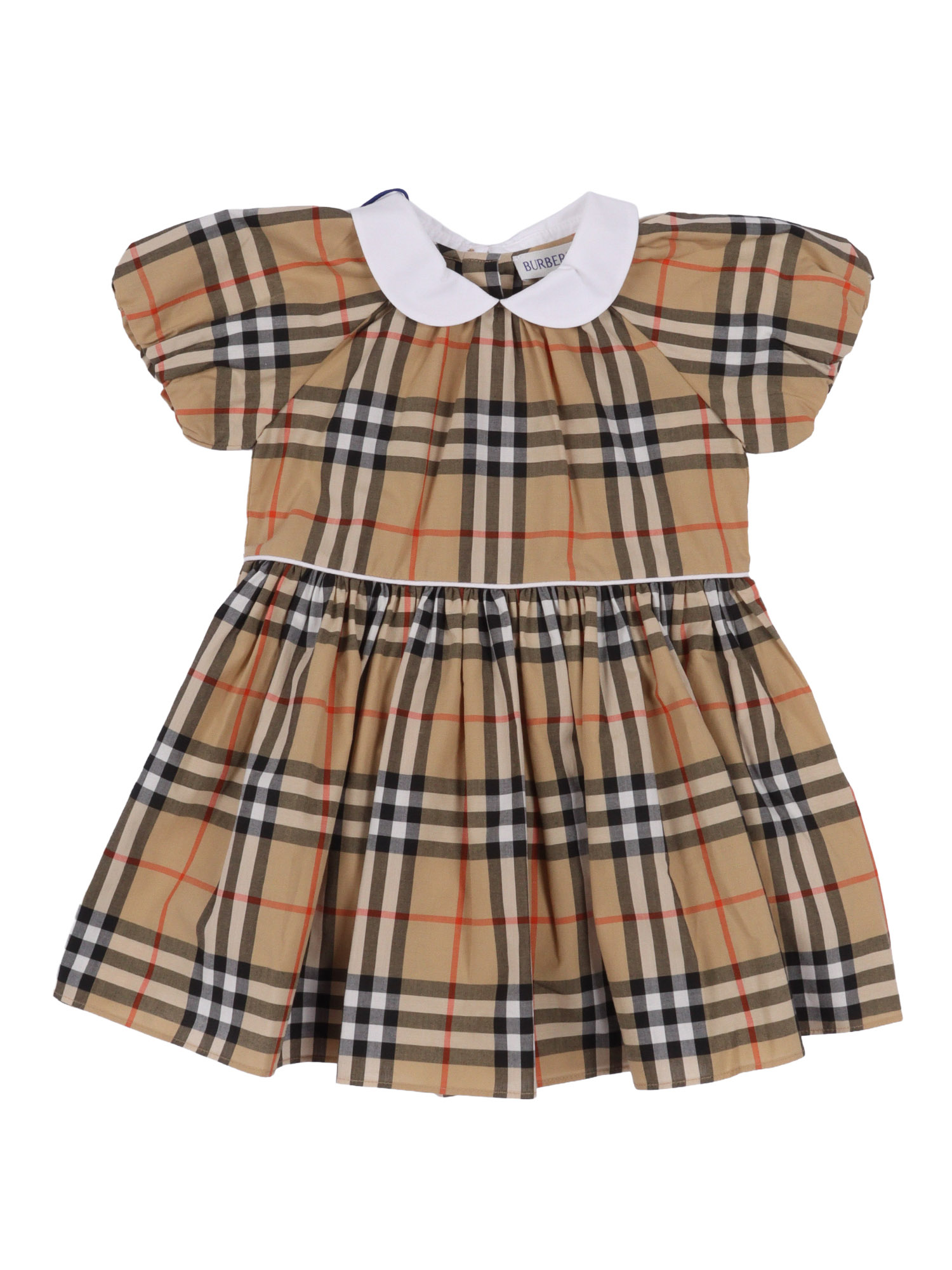 Burberry Burberry NB DRESSES Beige Cotton　バーバリー NB ドレス ベージュ コットン