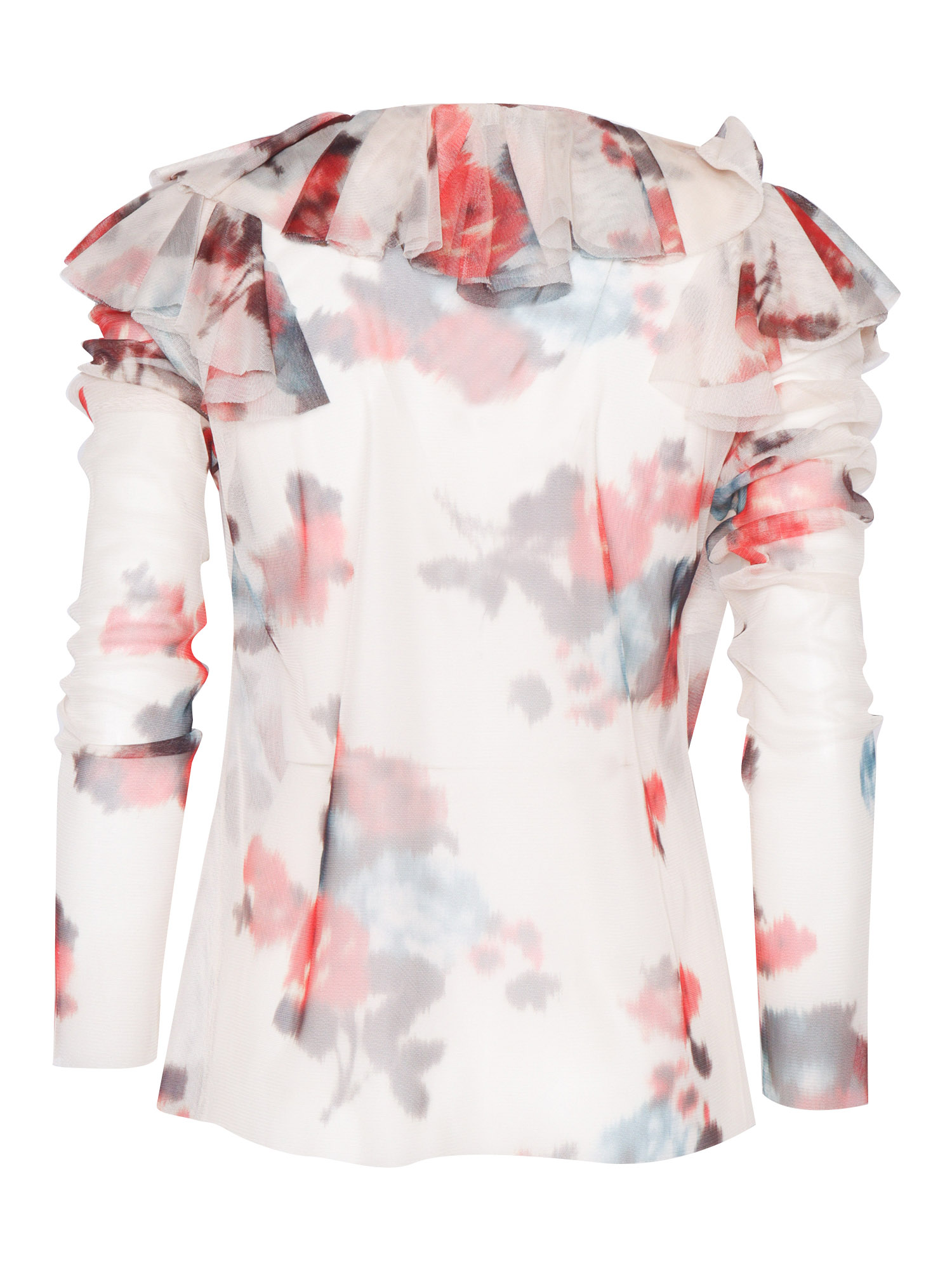 Philosophy Di Lorenzo Serafini White shirt with colorful prints Polyester – Women