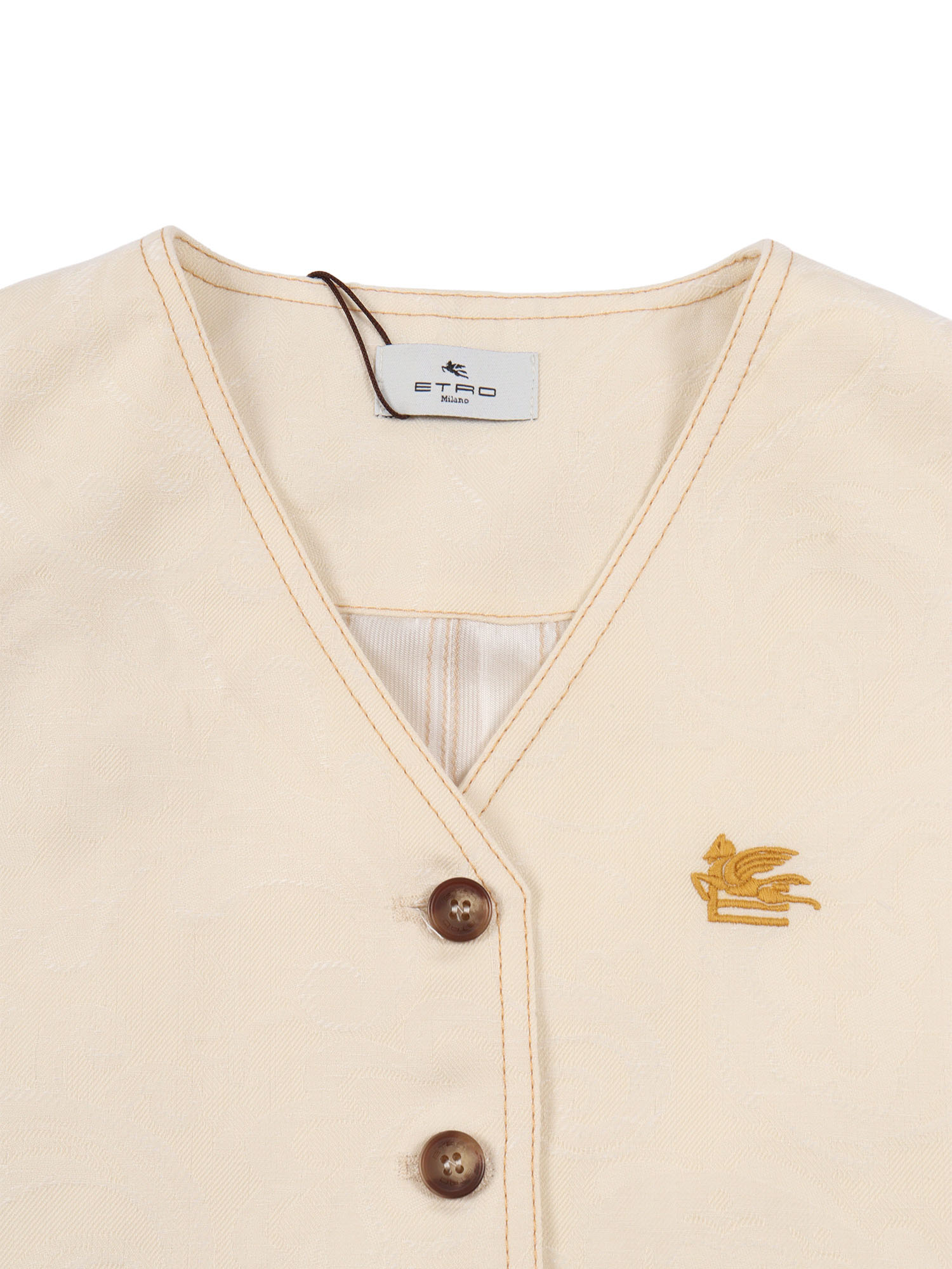 ETRO Etro GILET Beige Vest　エトロ ベスト ベージュ ベスト