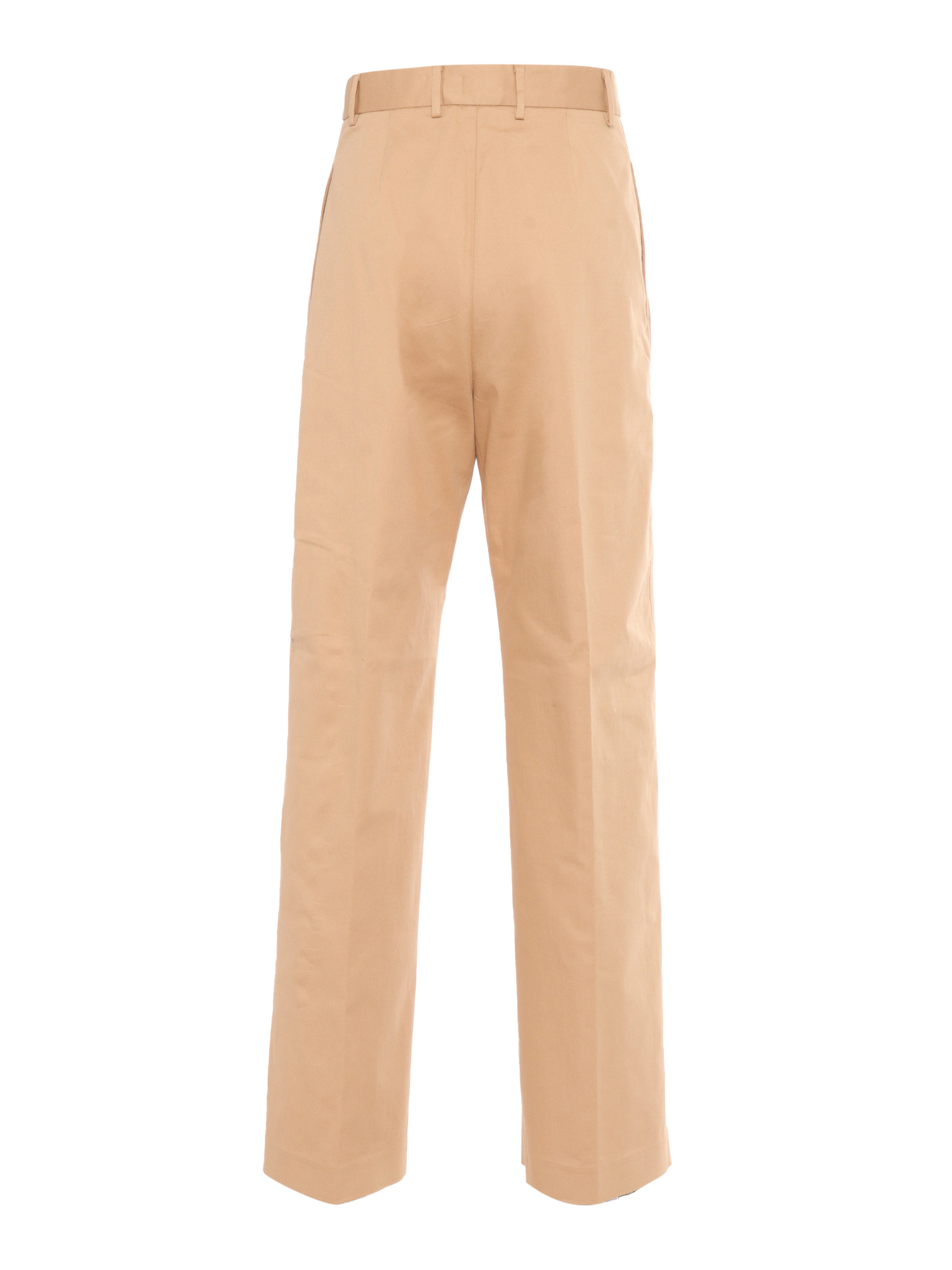 Fabiana Filippi Cotton Gabardine Wide Leg Trousers Brown Elastane – Women