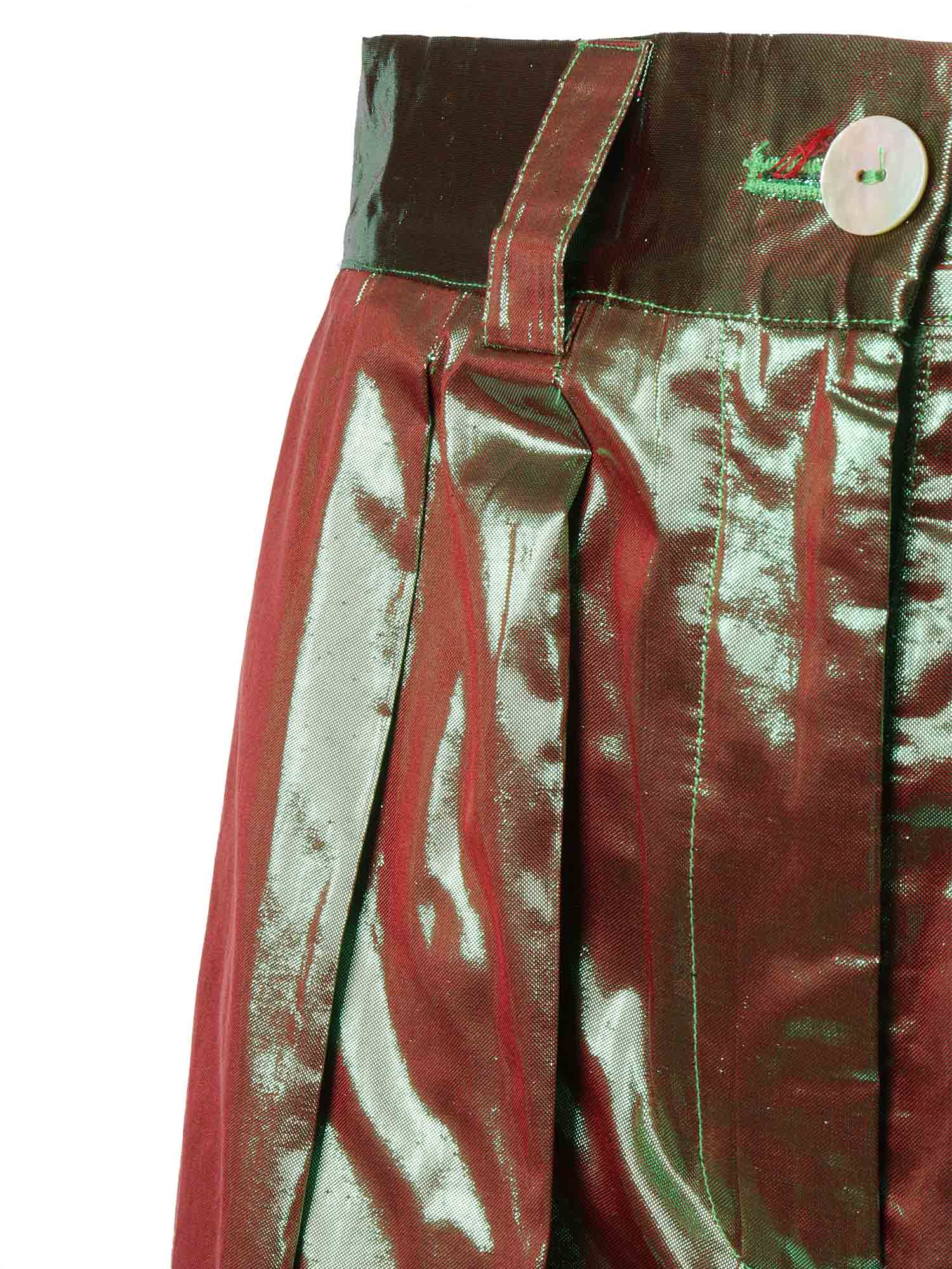 Forte_Forte Brown Metallic Effect Trousers